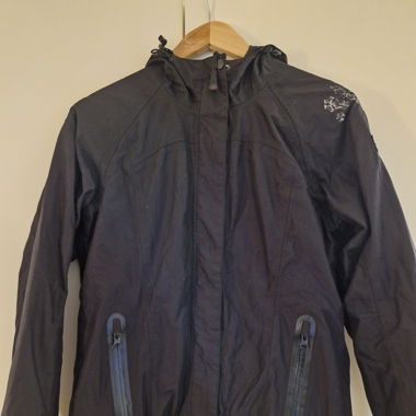 Schwarze Outdoor Windjacke