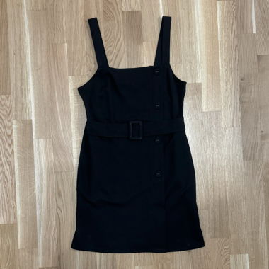 Black mini dress