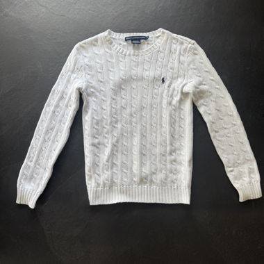 Maglione a trecce originale Ralph Lauren