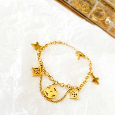 Florence Pendant Bracelet - 18k gold plated