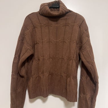 Pullover cognac