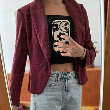 Blazer Bordeau