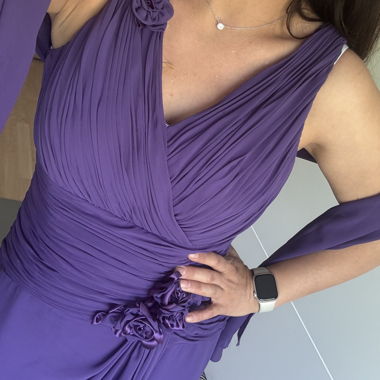 Lila Abendkleid