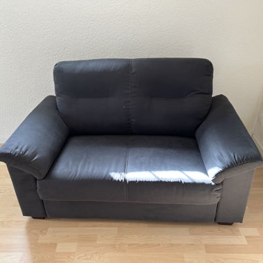 Bequemes 2er-Sofa (Dunkelgrau)  Top Zustand!