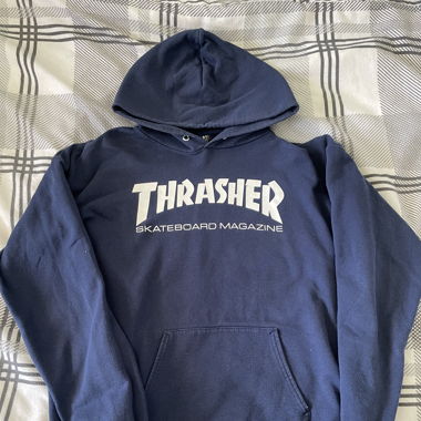 THRASHER  Hoodie Navyblau