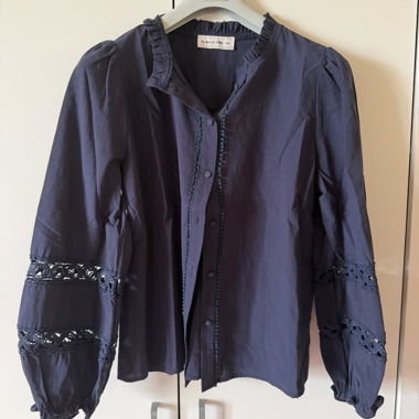 Camicia blu scuro