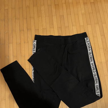 Leggings neri e bianchi