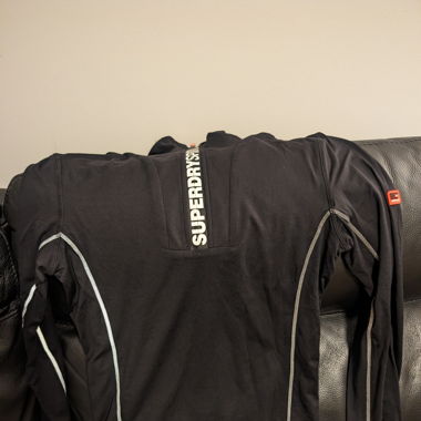 Superdry sports top with back pocket