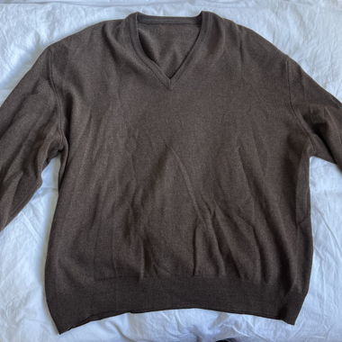 Brown wool sweater