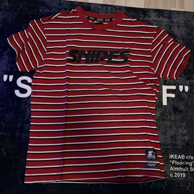 T-shirt rayé Snipes