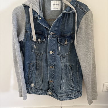 Giacca in jeans con cappuccio JACK & JONES