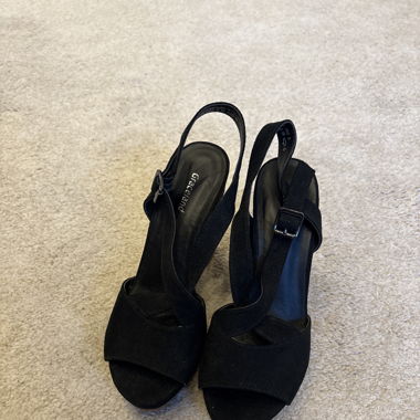 Keilabsatzschuhe Kork Gr. 37