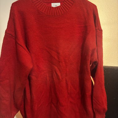 Red H&M Sweater Dress