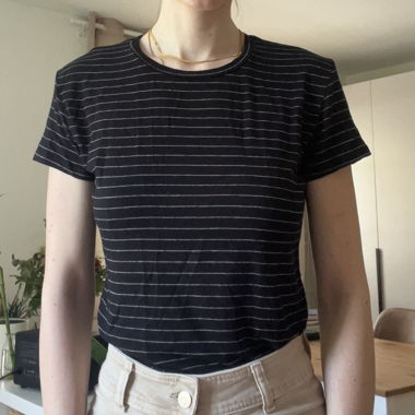 striped t-shirt