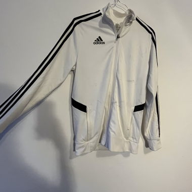 White Adidas Training Jacket