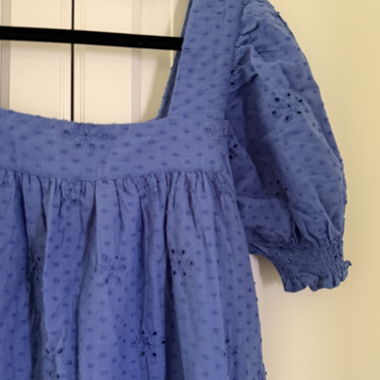 Mango MNG Blaue Midi-Robe