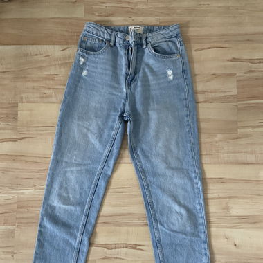 Blaue MOM Jeans