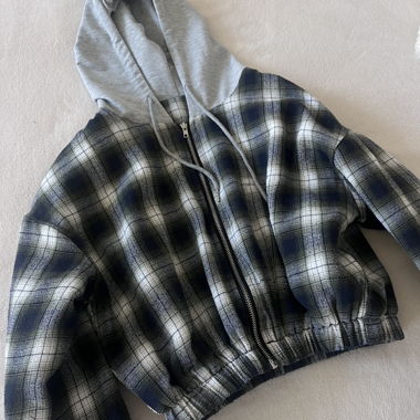 checkered spring jacket