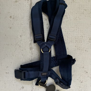 Harnais pour chien bleu foncé
