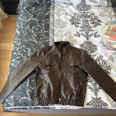 Jacke aus Kunstleder