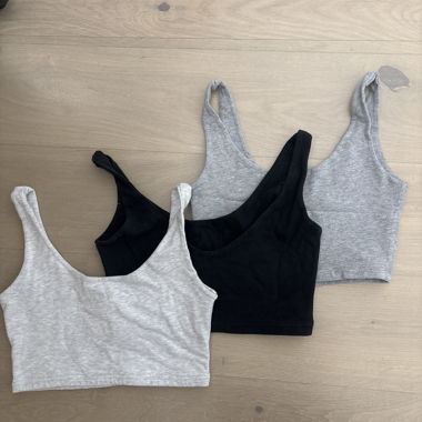 Set da 3 top corti