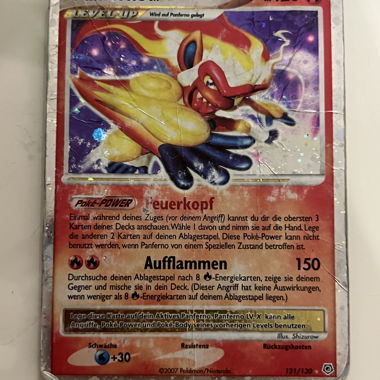 Pokémon Panferno LV.X 121/130 Holo Deutsch