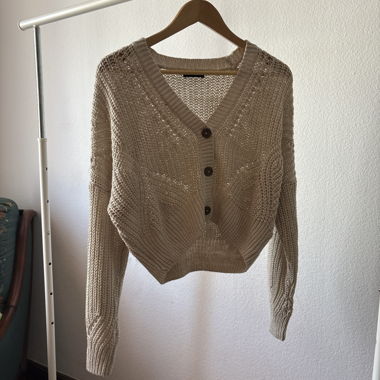 Cardigan en maille crème Tally Weijl