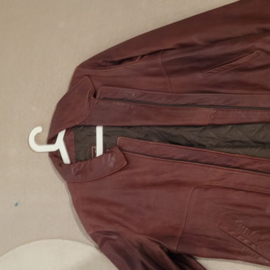 Herren Lederjacke braun M