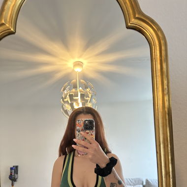 LES FRANS Crop Top grün