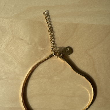 Gold-coloured Purelei Ankle Chain