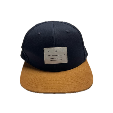 H&M Blue and Camel Cap