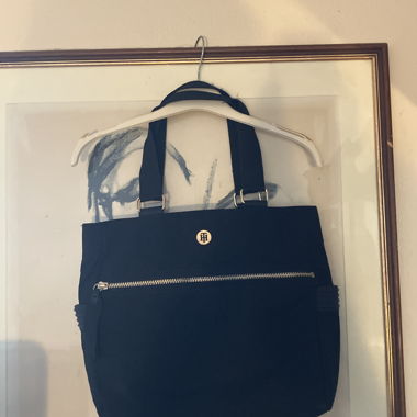 Black Tommy Hilfiger Tote Bag