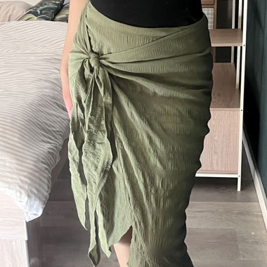 Gonna midi kaki annodata