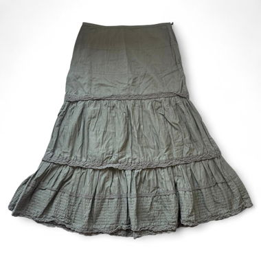 Khaki Y2k Maxi-Rock (M)