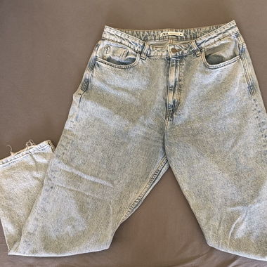 Jeans bleu – coupe droite