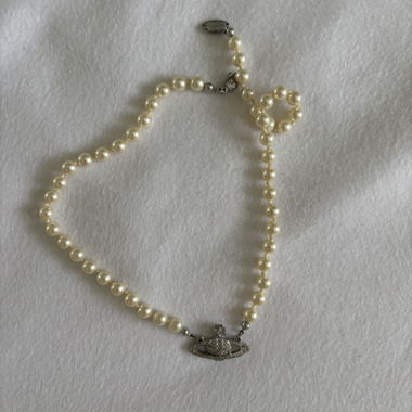 Vivienne Westwood Choker in Silber 