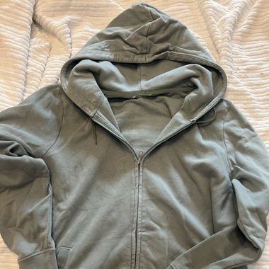 Mintgrüne Hoodiejacke XL - XXL