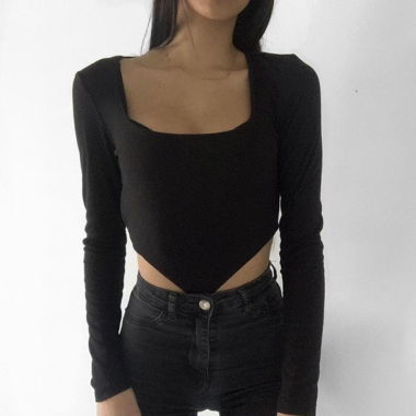 Schwarzes Top