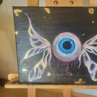 Selbstgemaltes Acryl bild