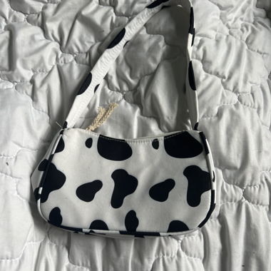 Sac à main imprimé vache