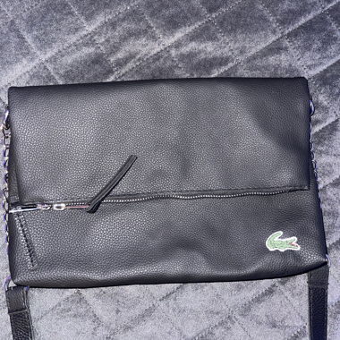 Lacoste black crossbody bag
