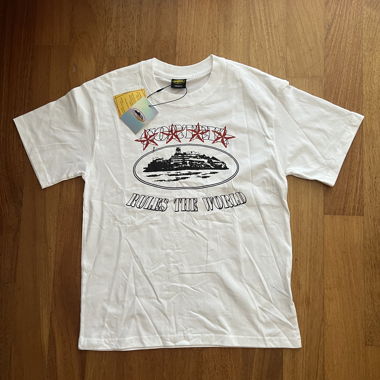 T-shirt bianco Corteiz
