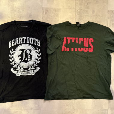 Set de T-shirts Atticus et Beartooth XL