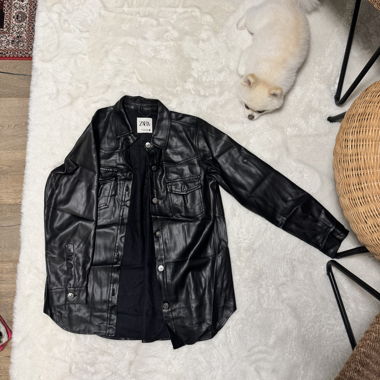 Veste en similicuir