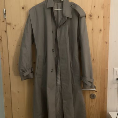 Trench classico in grigio / taupe
