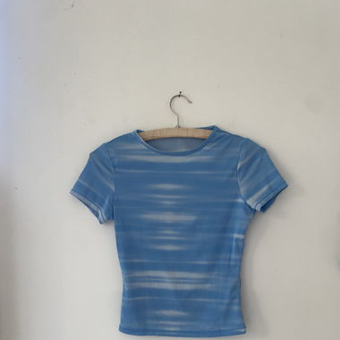 Blue sports shirt
