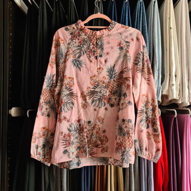 Liu Jo Tropical Print Blouse