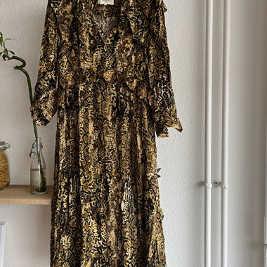 ba&sh snake print dress