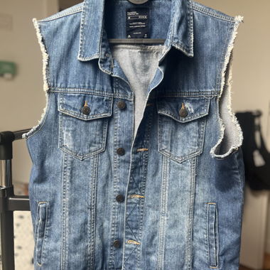 Gilet en jeans Bershka