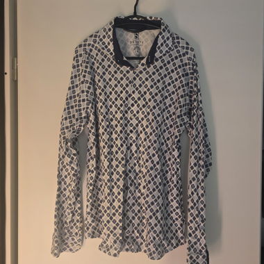 Camicia Uomo Desoto Fantasia STIRABILE CON FACILITÀ